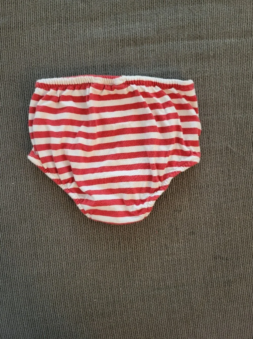 Ralph Lauren Infant Girl Dress W/bloomers 6m Red & White Stripe